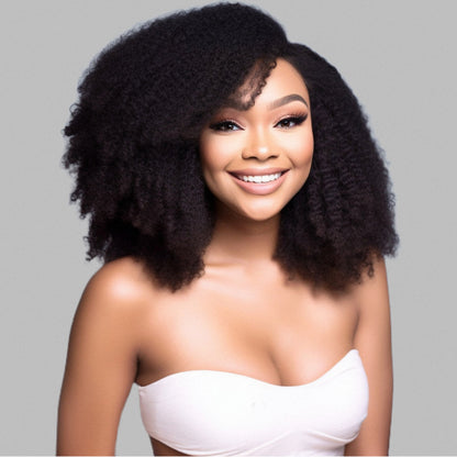 Jennifer 4c Burmese Kinky Coily -  InVisiRoot® Clip-ins (AKA TrueRoot™ Clip-ins)