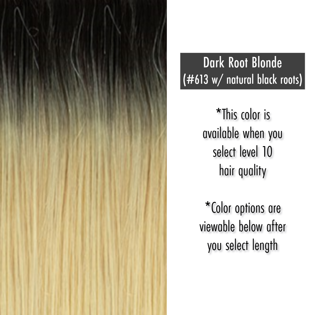 Emily (Silky Straight) -  InVisiRoot® Clip-ins (AKA TrueRoot™ Clip-ins)