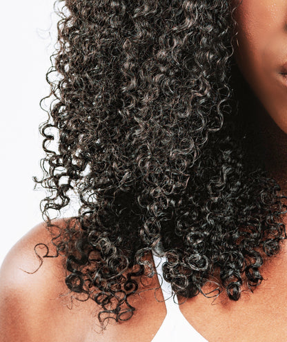 Upgrade from competitor's Follicle Fusion™ Clip-ins to our Patented InVisiRoot® Clip-ins. Experience True Undetectable Results: This is Nicole Burmese 4A Kinky Curly texture  InVisiRoot® Clip-ins
