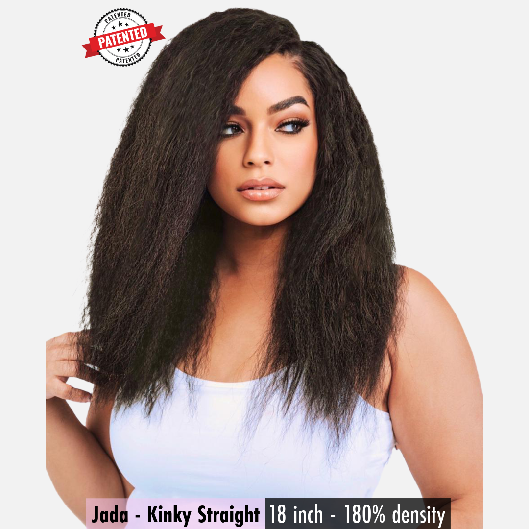 Jada - Virgin Cambodian Hair - Kinky Straight - InVisiRoot Jada - Virgin Cambodian Hair - Kinky Straight - InVisiRoot