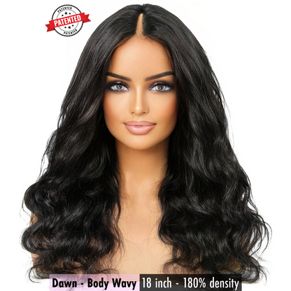 Dawn - Body Wavy - Virgin Cambodian Hair - InVisiRoot® Thin-Part Wig™️
