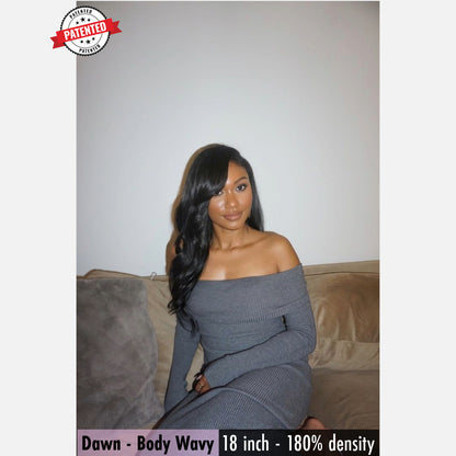Dawn - Body Wavy - Virgin Cambodian Hair - InVisiRoot® Thin-Part™️Wig