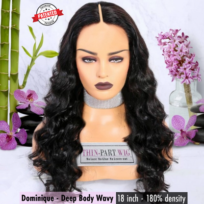 Dominique - Virgin Cambodian Hair - InvisiRoot Thin-Part Wig™️