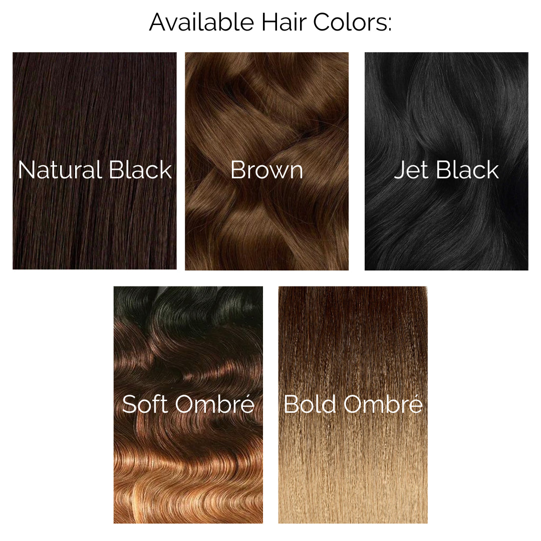 Jennifer 4c Burmese Kinky Coily - InVisiRoot® Clip-ins (AKA TrueRoot™ Clip-ins)