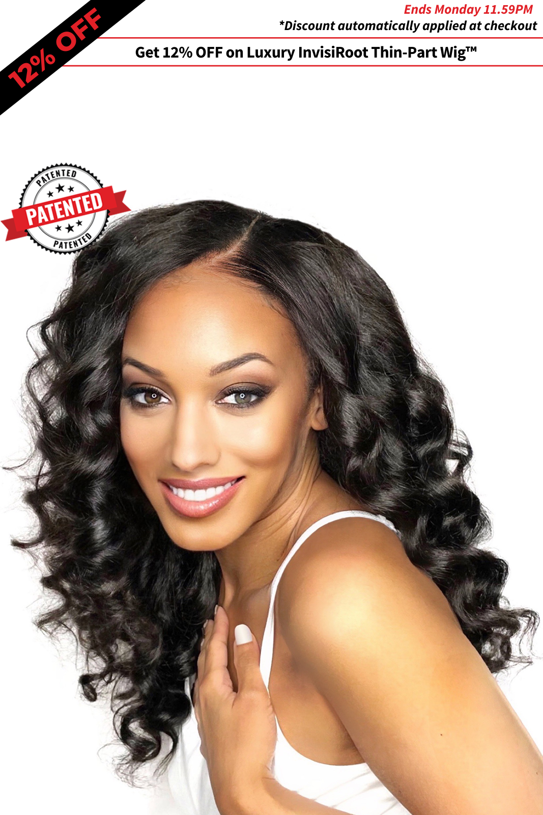Dominique - Virgin Cambodian Hair - InvisiRoot Thin-Part Wig™️