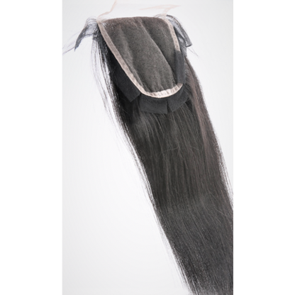 KELSEY - Light/Medium Yaki Coarse - Virgin Cambodian Hair - Patented Lace Closure